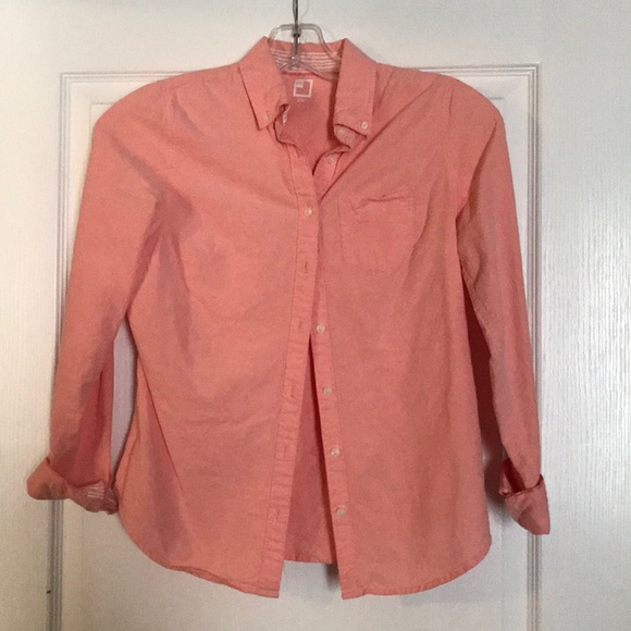 Peach button up - Picture 1 of 4